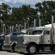 peterbilt trucks lined up